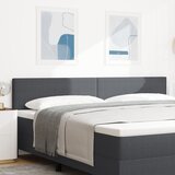 vidaXL LED vzglavnik - Preprost dizajn, temno siva, 100 cm, kordurojska tkanina Cene