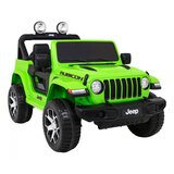  Licencirani auto na akumulator Jeep Wrangler Rubicon 4x4 - zeleni | shoptok.hr