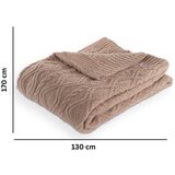 Tiseco Home Studio Rjava odeja iz mikropliša 130x170 cm Aspen – | Shoptok.si