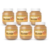 GymBeam Puter od kikirikija 100% 6 x 340 g hrskavo u