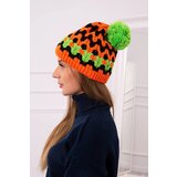 Kesi Women's cap Laila K283 orange neon + black + green neon | Shoptok.si