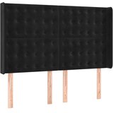  box spring s madracem LED crni 140x200 cm baršun | shoptok.hr