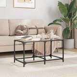  Stolić s prozirnom staklenom površinom 78,5x40x40 cm čelik | shoptok.hr