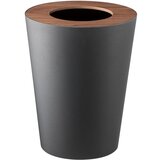 YAMAZAKI Črn koš za smeti Rin Round Cene