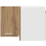 vidaXL Viseča omarica Riga Artisan hrast in bela 57 x 57 x 40 cm | Shoptok.si