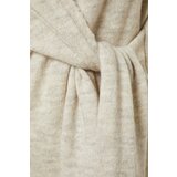 Trendyol Stone Soft Texture Midi Knitwear Double Breasted Collar Tie Dress | Eponuda.ba