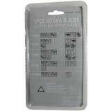 Silver Jigsaw Blade 10 psov / srebro, (21085165) | Shoptok.si