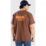 Floral Pursuit T-shirt brown