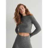 Reserved bluza iz džersija - siva Cene