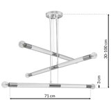  Luster na sajli BASTONE WHITE 6xE14/40W/230V | Eponuda.com