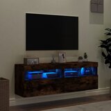  Zidni TV ormarići LED 2 kom boja hrasta 60x30x40 cm | shoptok.hr
