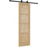  Klizna vrata ORKDAL Prirodna 61 x 198,5 cm Masivna borovina | shoptok.hr