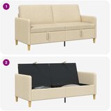 SOFA s pohranom Krem 172 x 78 x 87 cm Poliester | Eponuda.ba