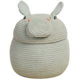 Lorena Canals Svetlo modra tekstilna otroška škatla za shranjevanje ø 25x30 cm Henry the Hippo – | Shoptok.si