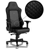  črn stol iz pravega usnja noblechairs hero, (21167645)