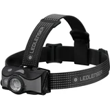 MH7 - LED prigušiva punjiva čelna lampa LED IP54 600 lm 40 h crna/siva