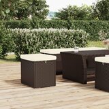  Otoman s jastukom smeđi 40 x 30 x 40 cm od poliratana Cijene