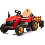 Traktor na akumulator s prikolico BBH-030 - rdeč | Shoptok.si