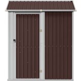 vidaXL Vrtna lopa rjava 192x152,5x237 cm pocinkano jeklo | Shoptok.si