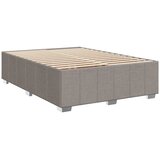  Krevet s oprugama i madracem smeđesivi 140 x 190 cm od tkanine | shoptok.hr