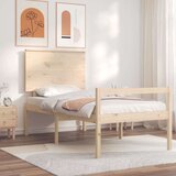  Postelja za starejše z vzglavjem 100x200 cm trdnega lesa Cene