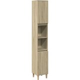  3-dijelni set kupaonskog namještaja boja hrasta sonome drveni | shoptok.hr