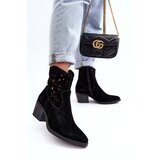 S. BARSKI Suede Cowboy Boots with Lace D&A | ePonuda.com