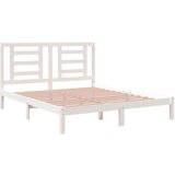  Posteljni okvir bel iz trdne borovine 160x200 cm, (20647204) | Shoptok.si