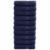  Ručnici za ruke SOLUND 10 kom modri 50 x 100 cm 600 gsm | shoptok.hr