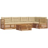  Set vanjskih sofa 6 kom. Prirodna i bež | shoptok.hr