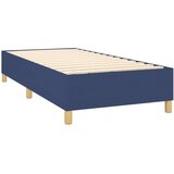  Box spring postelja z vzmetnico LED modra 80x200 cm blago, (20902503) | Shoptok.si