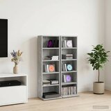 Cd ormar 2 kom. Betonska siva 33 x 23,5 x 97,5 cm | shoptok.hr