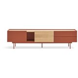 Teulat Ciglasta/u prirodnoj boji TV komoda u dekoru hrasta 180x45 cm Otto – Cijene