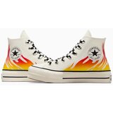 Converse Ženske patike chuck taylor all star lift platform flames | ePonuda.com