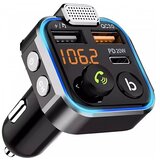 Malatec lED 20W avto FM oddajnik MP3 bluetooth 5.0 2x USB 3.0 12-24V 00022355 | Shoptok.si
