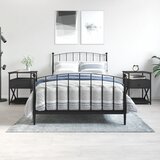  Noćni ormarići 2 kom crni 40 x 42 x 55 cm od konstruiranog drva | shoptok.hr