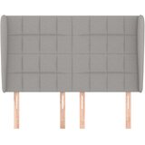  Vzglavje z ušesi svetlo sivo 147x23x118/128 cm blago, (20936017) | Shoptok.si