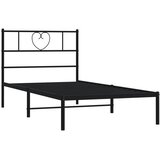  Metalni okvir za krevet s uzglavljem crni 80x200 cm | Eponuda.ba