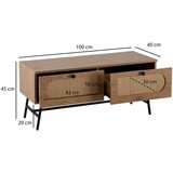 MID.YOU NIZKA OMARICA barve hrasta | Shoptok.si