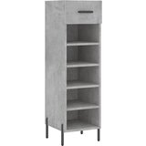 Maison Chic Omarica za obutev - Kopa za čevlje betonsko siva 30x35x105 cm inženirski les, (21778128) | Shoptok.si