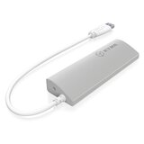 Icybox razdelilec hub 4 vhodi, usb 3.0, bel | Shoptok.si