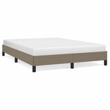 Maison Chic Posteljni okvir - Dvoposteljna postelja - Zakonska postelja brez vzmetnice taupe 140x190 cm blago-J12624, (21766329) Cene