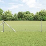  Heksagonalna ograda s stubom 10 x 0,6 m Pocinčani čelik Srebrna | shoptok.hr