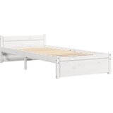  Okvir za krevet od masivnog drva bijeli 100 x 200 cm | Eponuda.com