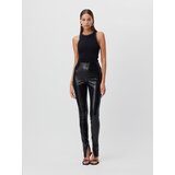 LeGer by Lena Gercke Top z naramnicami 'Philippa' črna / bela | Shoptok.si