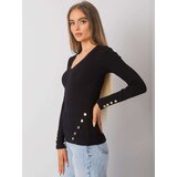 RUE PARIS Blouse-RV-BZ-7245.07-black | Shoptok.si