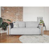 ELTAP Svijetlo siva sklopiva/s prostorom za odlaganje sofa od samta 244 cm Arcadova – | shoptok.hr