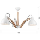  Plafonski luster MARCELLO 3xE27/60W/230V | Eponuda.com