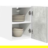 vidaXL Viseča omarica Riga 2 pcs Beton sivo in bela 30 x 31 x 40 cm | Shoptok.si