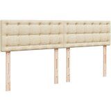 vidaXL Krevet s oprugama i madracem krem 180x200 cm od tkanine | shoptok.hr